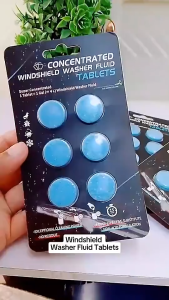 30/60/90/120pcs Wiper Fluid Car Windshield Glass Washer Concentrated Window Cleaner Tablets Solid Glass Concentrated Cleaner Windshield Wiper Fluid Solid Effervescent Remove Auto Glass Stains Clear Car Vision