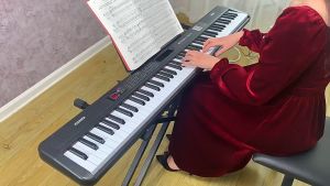 88 Keys Portable Digital Piano Multifunctional Electronic Keyboard Piano Student Gift 88037 Musical Instrument Beginner