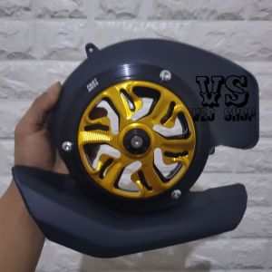 COVER KIPAS MAGNET TUTUP KIPAS FAN COVER PLUS SPINNER CNC MIO S MIO Z MIO M3 SOUL GT 125 X-RIDE 125 LR55