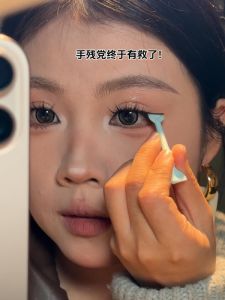 Portable Cat Eyeliner Stamp Beginner Friendly Durable Eyeliner Paste for Kids And Adults Who Want to Learn How to Draw Eyeliner