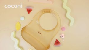 COCONI Wonderbib 3D | Bib Makan Bayi Anak Silicone Food Grade