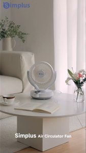 Simplus Circulator Fan AI Voice-Controlled Build-in Aroma Diffuser 3 Speeds Remote Control DFSH021