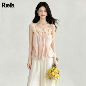 puella | Off-shoulder Strappy Top Womens Summer Chiffon Shirt
