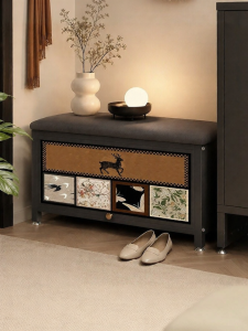 Elegant Entryway Shoe Storage Bench Cabinet