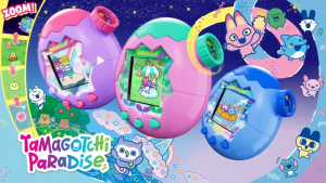 Bandai Tamagotchi Paradise Land Sky Water Jade Forest Orange Tropics Virtual Pet to Wind Up Interactive Toy for Children from 6 Years