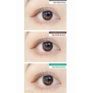 Softlens OLALILA My Gaia Warna Grey & Brown Natural Lens 14.2mm by Pinkinsoftlens normal & Minus