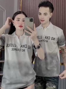 Áo thun nam cổ trụ tay ngắn polo cotton phối chữ co dãn 4 chiều kiểu vải dày đẹp mẫu mới cao cấp