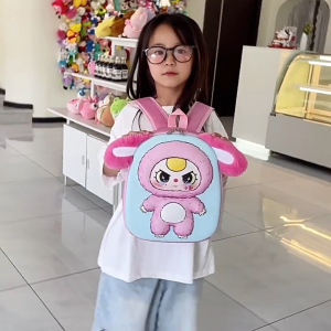 Balo xinh cho bé mầm non Túi đi học Baby Three đáng yêu 8 màu sắc dành cho bé trai bé gái Phụ kiện trẻ em BOLALA BA040
