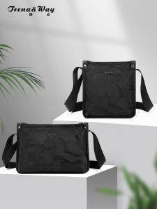 New Mens Crossbody Bag Large Capacity Single Shoulder Bag Portable Camouflage Casual Bag for Commuting And Outdoor Activities