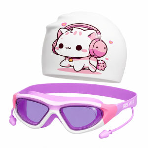 fitlook | Children Anti-Fog Waterproof Swimming Goggles and Cap Set
