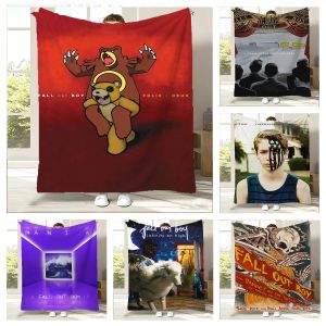 Bandai | Singer 3D F-Fall Band O-Out B-Boy Band Flannel Blanket Soft Throw Blanket Art For Home Decor Bedroom Bed Sofa Picnic Fans Gift
