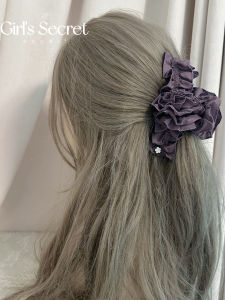 Original Design Rose Flower Hair Clip Elegant Atmosphere Shark Bite Hair Accessory for Girls Stylish Hair Accessories