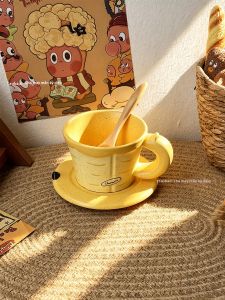 Mothers Day Gift Beautiful Ceramic Coffee Cup with Saucer