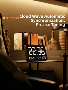 TIMESS | Strong Wake-Up Smart Clock With Calendar and Temperature Humidity Display