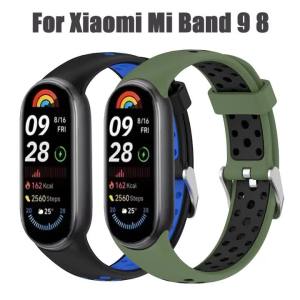 Silicone Strap For Xiaomi Mi Band 10 9 Smartwatch Sport Wristband Correa Accessories for Smart Mi Band 9 8 Replacement Bracelet