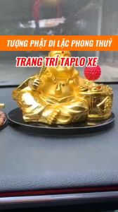 Tượng Phật Di Lặc Trang Trí Taplo Ô Tô Bàn Làm Việc