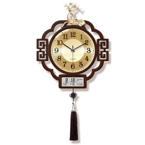 Compas | Silent New Chinese Style Luxury Quartz Wall Clock