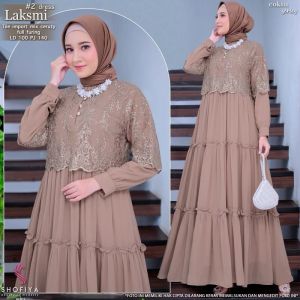 MAXY DRESS LEBARAN LAKSMII BRUKAT MEWAH