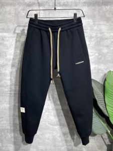 Black Slim Fit Sport Pants 2024 Autumn New Style Mens Casual Trousers Low Waist Straight Leg Lengthened Fashionable Streetwear