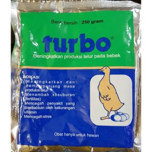 Turbo 250 gram Meningkatkan Produksi Telur Bebek Itik