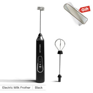 AliKisscafe Coffee Milk Frother Foaming Rechargeable Electric Mixer for Cappuccino Latte Barista Tool Espresso Machine Accessory