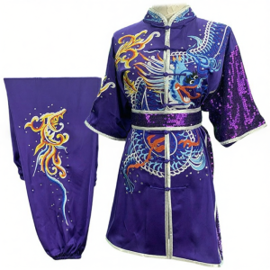 HANCUI | Competition Colorful Martial Arts Uniform Customized Embroidery Dragon