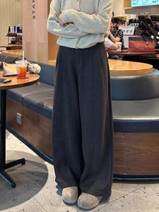 Stylish and Design-focused Woolen Wide Leg Pants