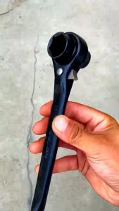 Kunci Ratchet Skafolding Dua Arah Uk 12-24Mm Rachet Scafolding Torsi Torque Kombinasi Double