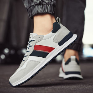 Mens Spring 2025 Breathable Running Shoes Lightweight Shock Absorption Sports Sneakers Retro Casual Style Low Top Canvas
