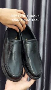 Sepatu Kulit Pria BOSINDO Sepatu pantofel K19 ORIGINAL Sepatu Kerja sepatu kantor sepatu kulit PU slip-on sepatu pantofel pria formal fashion trendy One Piece drop Pengiriman Bisnis Kasual