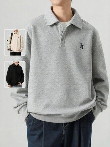 Warrior | New Autumn Spring Long Sleeve Polo Hoodie Male