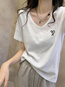 JIAOZAO | Áo Thun Sơ Mi Dáng Ôm Cổ U