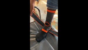 Đai Quấn Bảo Vệ Cổ Chân Tất Hở Có Dây Cố Định Khớp Mắt Cá Điều Chỉnh Được Cho Thể Thao Yoga Chạy Bộ