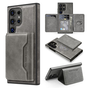Magnetic Multifunctional Phone Case For Samsung S26 Ultra S25 Ultra S26 S25 S24 Plus S26 Plus S24 FE Card Holder Capinha Capa