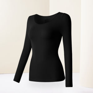 Thin Warmth Invisible Thermal Base Layer Shirt Womens Mask Inner Wear Set Autumn Clothes Underwear Long Pants Home Clothes