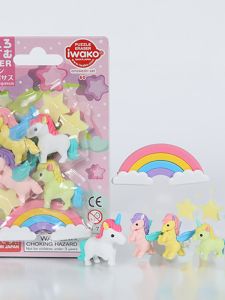 3D Puzzle Educational Rubber IWAKO Student Children Car Animal Cake-shaped Eraser Cultural Business Supplies