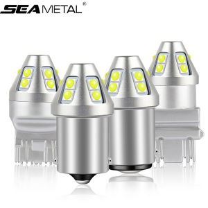 SEAMETAL Car Turn Signal Bulb T20 LED W21/5W 7443 W21W 7440 PY21W P21W led BAY15D BA15S BAU15S Led Car LED Bulb P21/5W Turn Signal Light 1156 1157 P27W Lamp