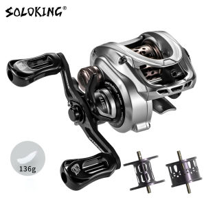 SOLOKING Acura 136g Ultra Light Baitcasting Reel  BFS Baitcasting Fishing Reel 7.1/8.1 Gear Ratio 11+1BB 4KG Power Baitcaster