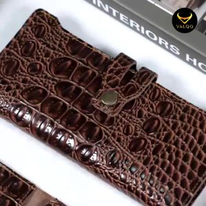 Dompet Kulit Motif Buaya Panjang Wanita Perempuan Dompet Elegan Terbaru Wanita SERVO Wallet Premium Dompet Terbaru Kekinian Wanita