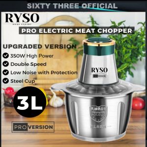 Stainless Steel Electric Food Chopper Meat Grinder Machine Mixer Food Chopper Meat Chopper [NEW]