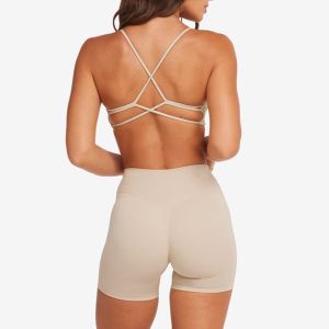 DSF Studio Yoga Fitness Vest Chest Pad Beauty Back Suspender Naked Quick-Drying High Waist Sports Training Pants