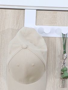 815 - Gantungan Baju Binatu Handuk Belakang Pintu Tanpa Bor Besi Baja Over The Door Hanger