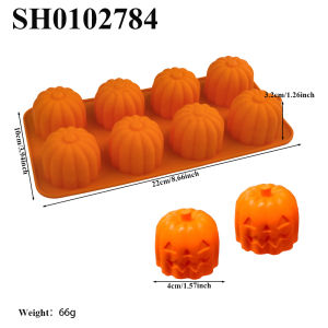 Halloween Pumpkin or Ghost Design Silicone Chocolate Mold All Saints Day Cake Molds Halloween Popsicle Moulds Kitchen Bakeware