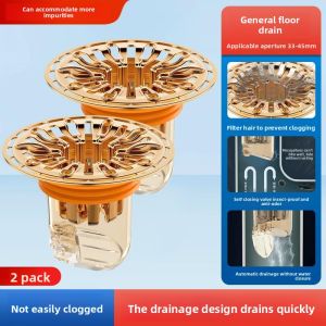 MONLEYTA | German Bathroom Drain Odor Eliminator Universal Small Flying Insects Hair Filter Net Core Inner Cover Sewer Cleaning Tool