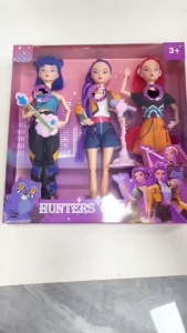 K-Pop Demon Hunters doll toys 11 inches & 11 joints Zoey Mira Rumi Action Figure Baby Doll Toys Set