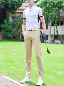 TTYGJ | Mens Slim Fit Golf Pants Spring and Summer Leisure Sports Trousers