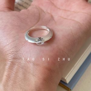 Original Design Rotatable Zircon Planet Ring Sparkling Diamond Astral Ring High-End Sensation Fashionable Jewelry for Women