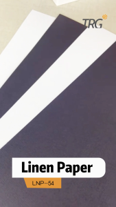 TRG Kertas Linen A4 180gr LNP-54 - Linen Paper Karton Tekstur Hitam Putih Cover Sertifikat Gambar Ilustrasi Design Tebal 180 gr gram gsm TRG