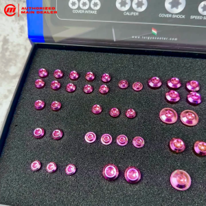 Bolt Nut Baut Titanium GR5 Set Vespa Sprint Primavera Luigy (52Pcs)