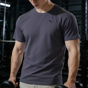 PUMA | Áo Thun Thể Thao & Fitness Cổ Tròn